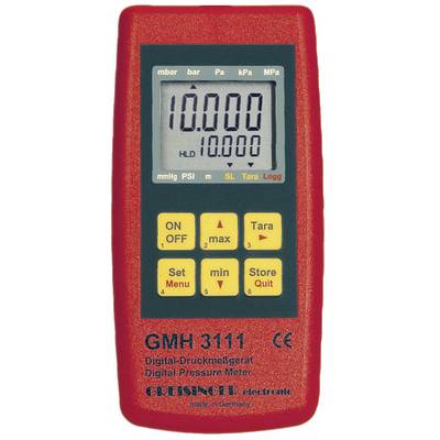 Greisinger GMH 3111 Gasdrukmeter  Luchtdruk 0.0025 - 1000 bar 