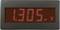 Digitale weergave van een spanningmeter, toont '1,305 mV'.