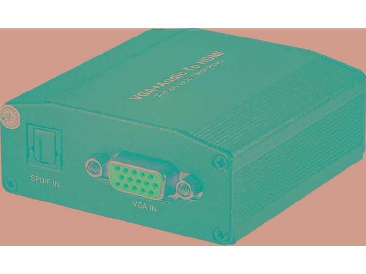 SpeaKa Professional AV Converter [1x Toslink-bus (ODT), VGA bus, Jackplug female 3.5 mm => 1x HDMI-b