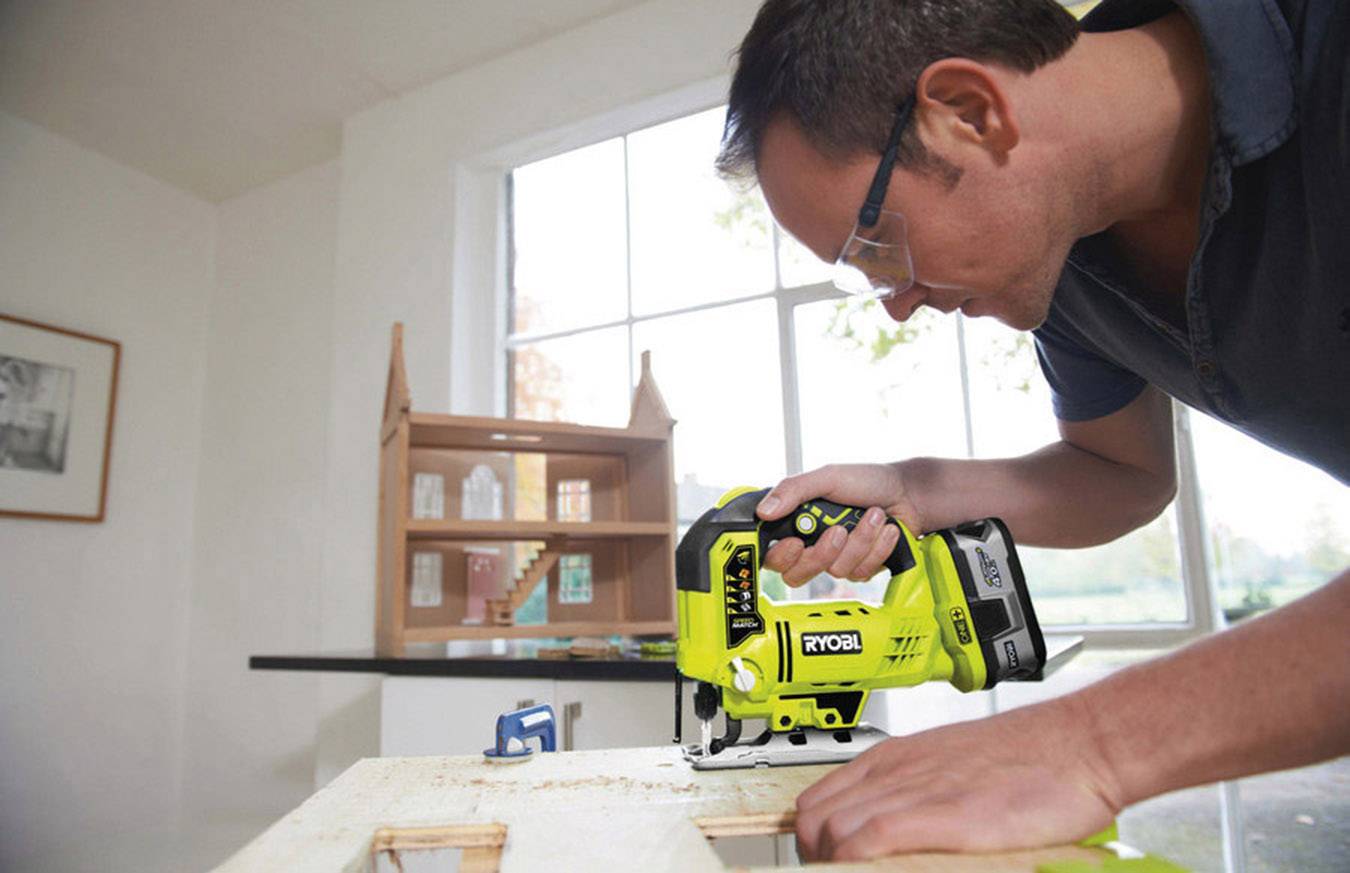 Ryobi R18JS-0 One+ 5133002158 Accu-decoupeerzaag Zonder accu 18 V Aantal meegeleverde accu's: 0-2