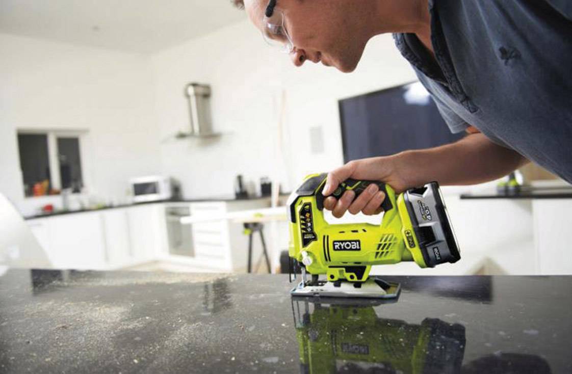 Ryobi R18JS-0 One+ 5133002158 Accu-decoupeerzaag Zonder accu 18 V Aantal meegeleverde accu's: 0-3