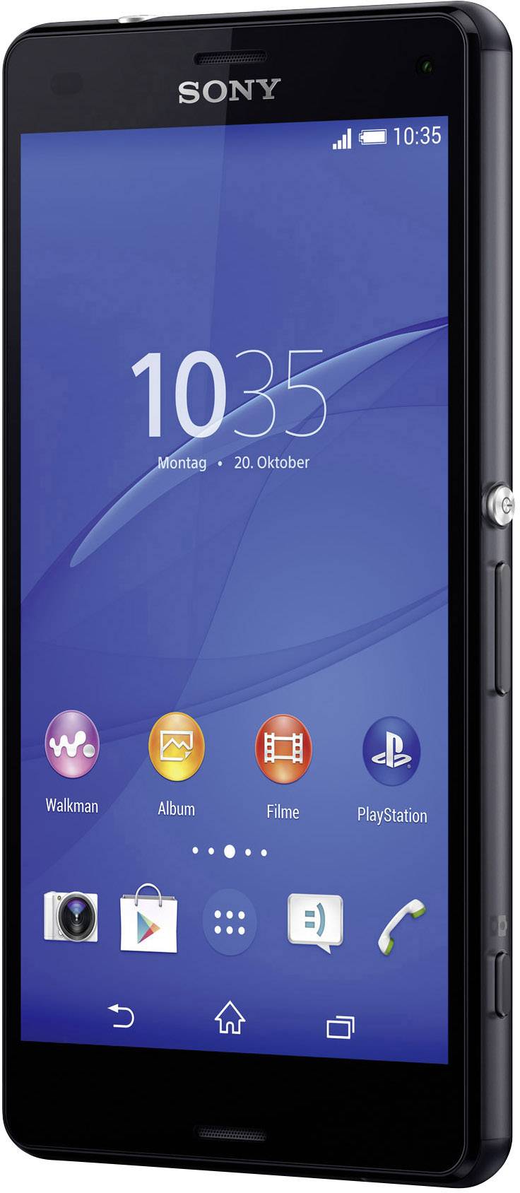 Geit spoor cocaïne Sony XPERIA Z3 COMPACT Smartphone 16 GB 4.6 inch (11.7 cm) Android 4.4  Zwart | Conrad.be