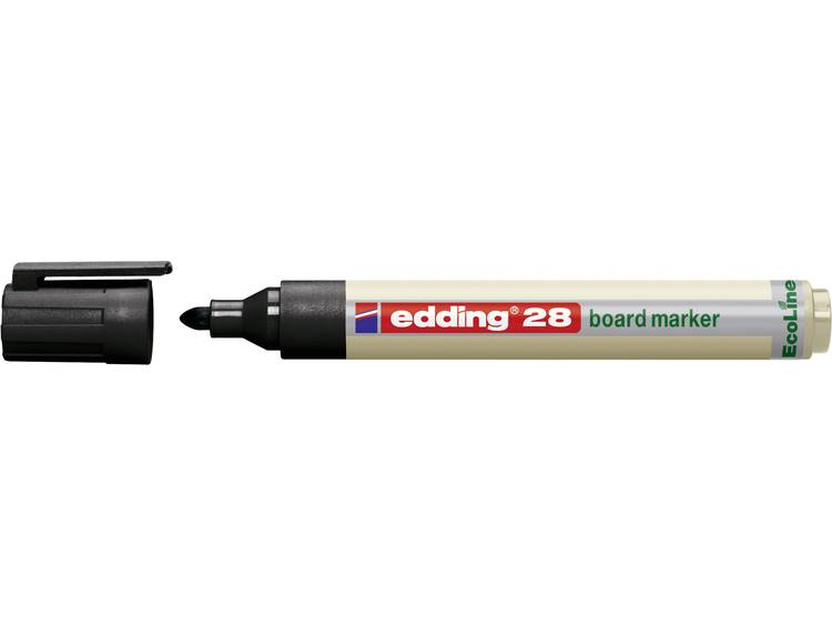 Viltstift Edding 28 whiteboard Eco rond zwart 1.5-3mm