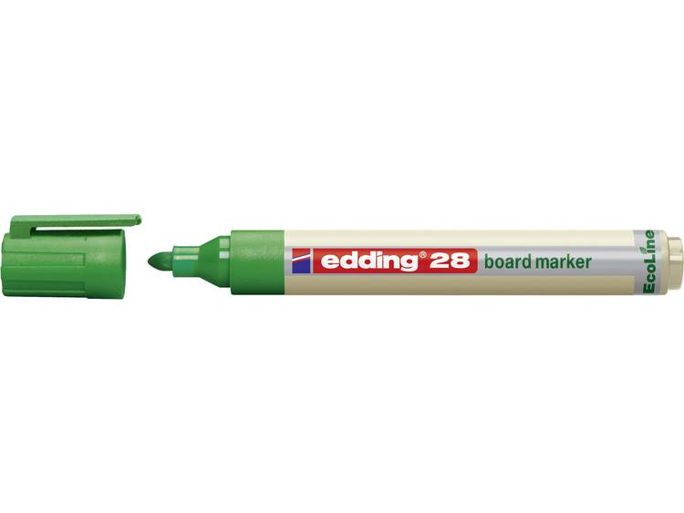 Viltstift Edding 28 whiteboard Eco rond groen 1.5-3mm
