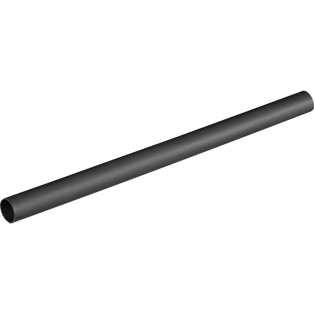 AlphaWire FIT221L 1IN Krimpkous zonder lijm Zwart 25.40 mm 12.70 mm Krimpverhouding:2:1 per meter
