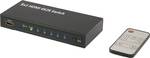 SpeaKa 5-poorts Ultra HD HDMI-switch met afstandsbediening