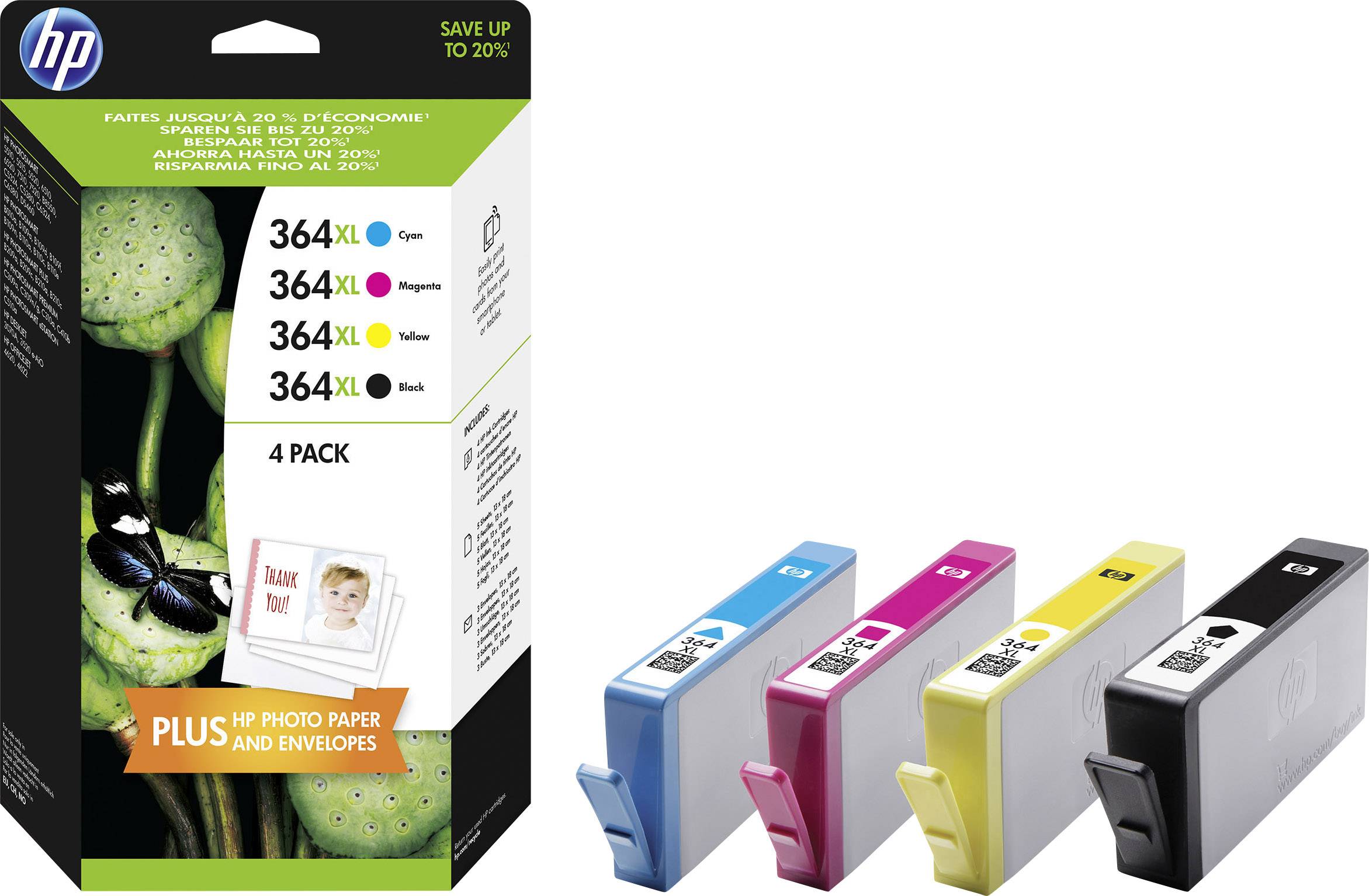 Cartridge multipack HP 364XL | Conrad.nl