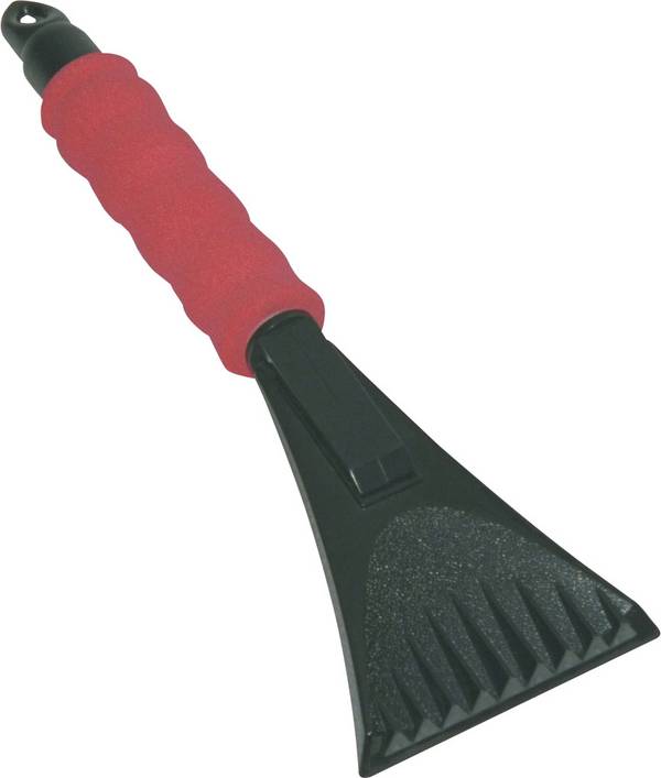 HP Autozubehör Grattoir à givre rouge et noir Kunststof IJskrabber / sneeuwbezem Softgrip (l x b x h) 32 x 11.5 x 3.5 cm Auto Zwart, Rood