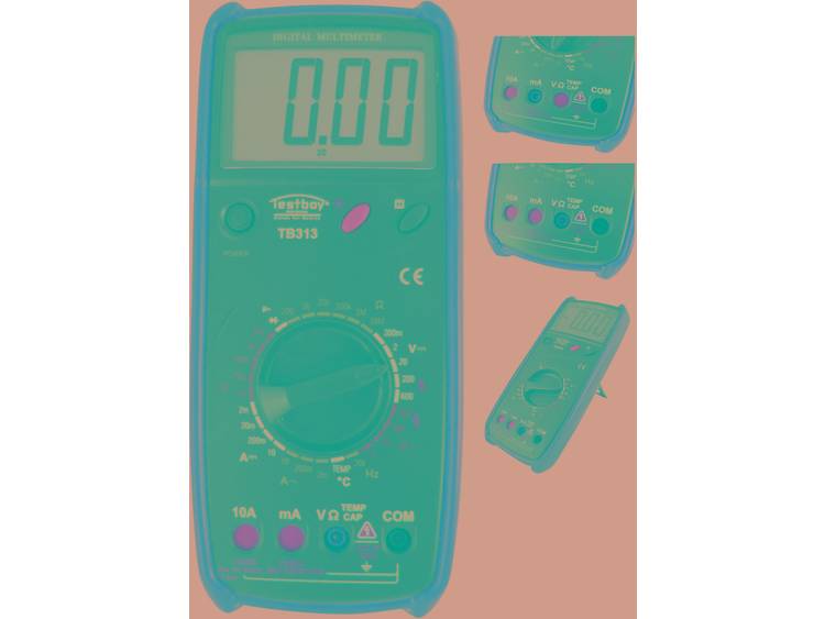 Handmultimeter Digitaal Testboy TB 313 CAT III 600 V Weergave (counts): 2000