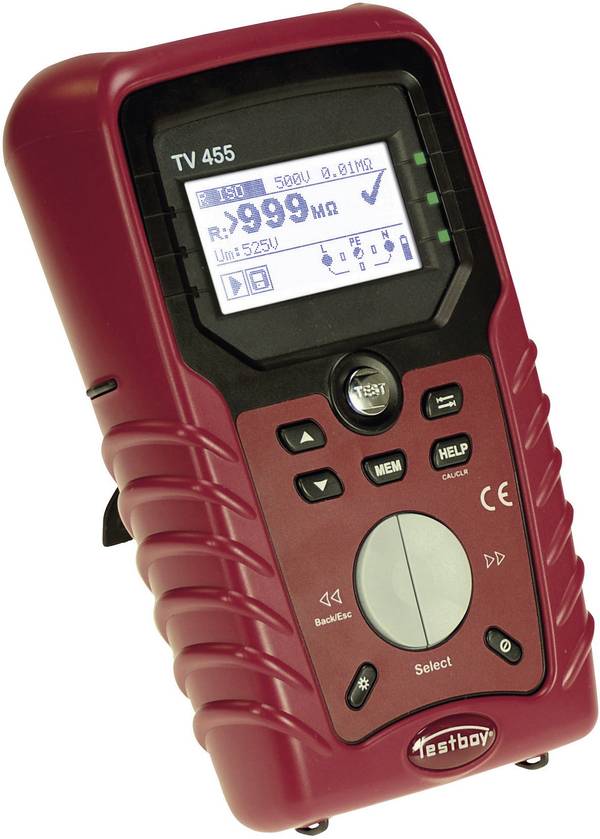 Testboy TV 455 Apparaattester  VDE-norm 0701-0702