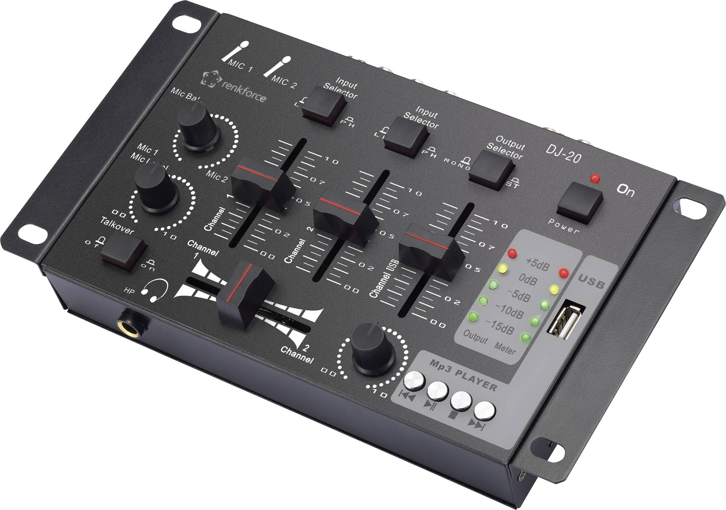 Renkforce MX26 USB DJmixer Conrad.nl