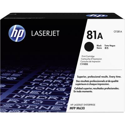 'HP LaserJet 81A zwarte inktcartridge. Compatibel met HP LaserJet Enterprise MFP M630. Uitstekende, professionele afdrukkwaliteit.'