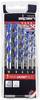 Alpen 25700005100 Carbide Granietboorset 5-delig 4 mm, 5 mm, 6 mm, 8 mm, 10 mm Cilinderschacht 1 set(s)