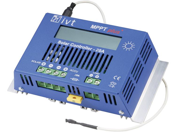 IVT MPPTplus 20A Solar laadregelaar 12 V, 24 V 20 A