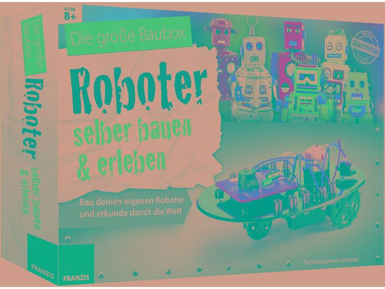Leerpakket Franzis Verlag Roboter selber bauen und erleben 978-3-645-65267-4 vanaf 8 jaar