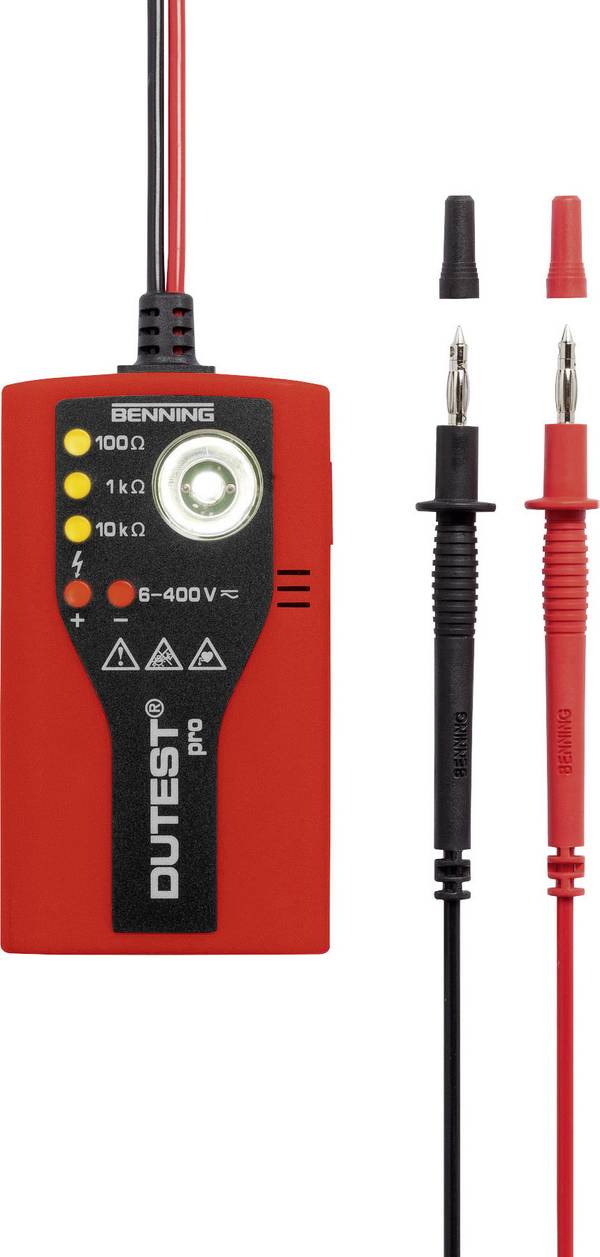 Benning DUTEST pro Doorgangstester  CAT III 300 V LED, Akoestisch