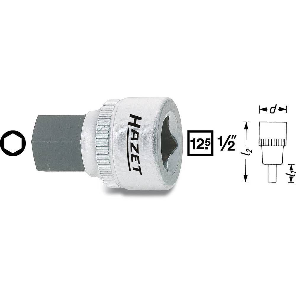 Hazet HAZET 985-8 Inbus Dopsleutel-bitinzet 8 mm 1/2 (12.5 mm)