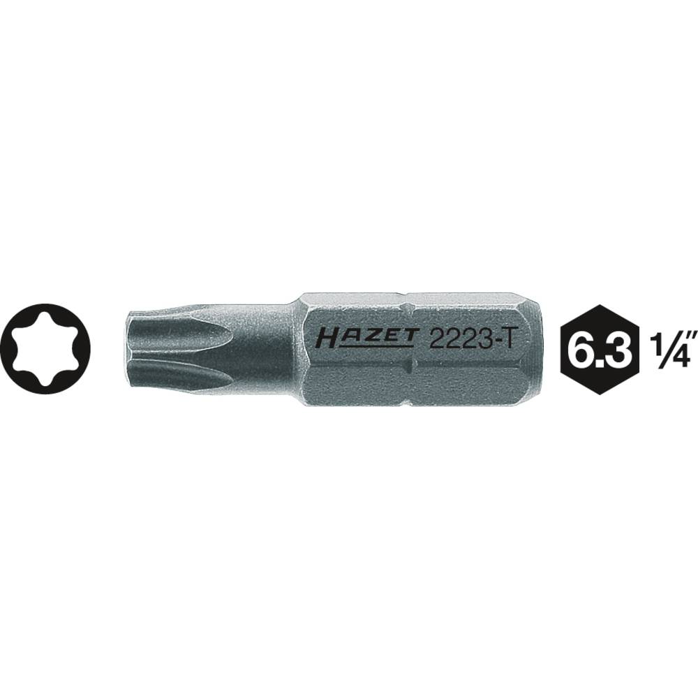 Hazet 2223-T20 Torx-bit T 20 Speciaal staal C 6.3 1 stuk(s)