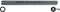 Gereedschap met zeskante Torx-kop, opschrift 'HAZET 2224 S Lg-T 30 GERMANY', gemaakt van metaal, voor schroeven met Torx-8-kop.