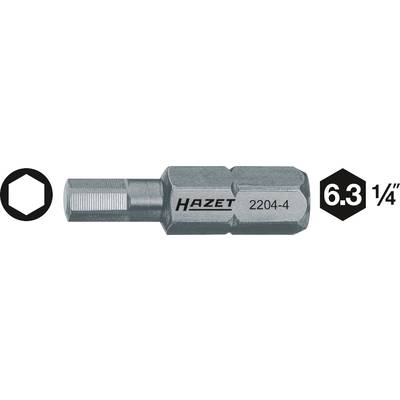 Hazet HAZET Inbus-bit 4 mm  Speciaal staal  C 6.3 1 stuk(s)