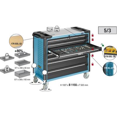 Hazet 179XXL-7 Werkplaatswagen