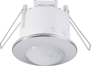 Conrad Renkforce 1289331 PIR-bewegingsmelder Plafond, Inbouw (in muur of meubel) 360 ° Relais Chroom IP20 aanbieding