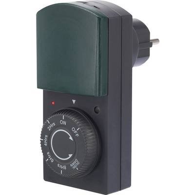 Renkforce EMT446MD Stekkerdoos-timer Analoog Dagprogramma 1000 W IP44 Schemerfunctie, Countdown-functie-0