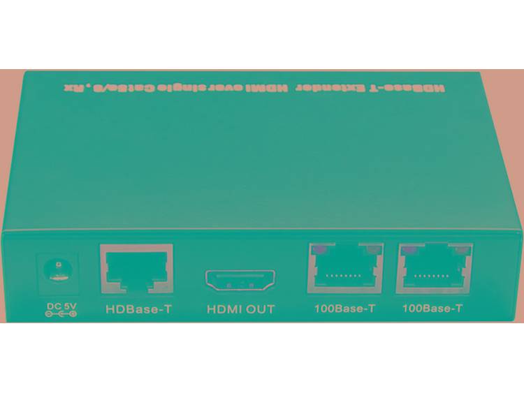 Inakustik LAN (10-100 MBit-s) Extra ontvanger via netwerkkabel RJ45 100 m 1920 x 1080 pix HD-Base-T-