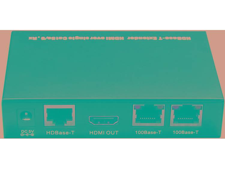 Inakustik LAN (10-100 MBit-s) Extra ontvanger via netwerkkabel RJ45 100 m 4096 x 2160 pix HD-Base-T-