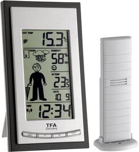 Conrad TFA Dostmann Weather Boy 35.1084 Draadloos weerstation Voorspelling voor 12 tot 24 uur aanbieding Conrad TFA Dostmann Weather Boy 35.1084 Draadloos weerstation Voorspelling voor 12 tot 24 uur aanbieding