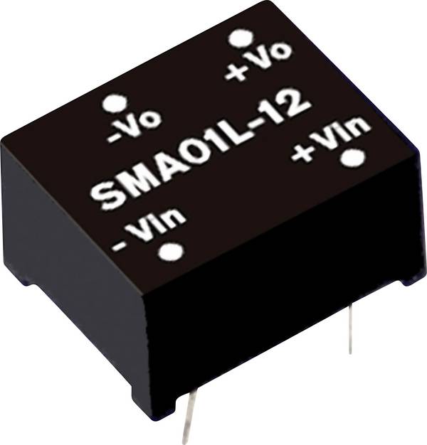 MEAN WELL SMA01M-09 DC/DC-converter 30 V/DC 1 W Aantal uitgangen: 1 x Inhoud 1 stuk(s)