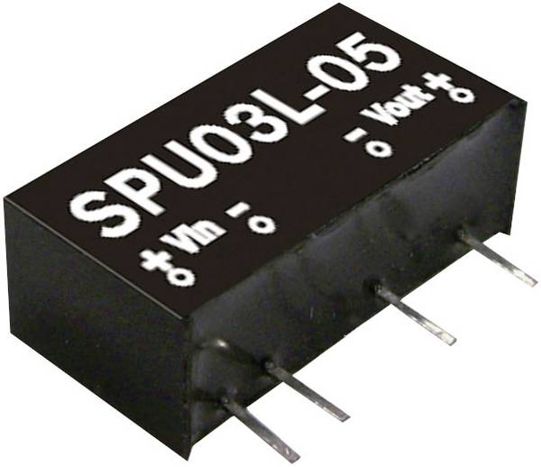 MEAN WELL SPU03L-05 DC/DC-converter 5 V 5 V 3 W Aantal uitgangen: 1 x Inhoud 1 stuk(s)