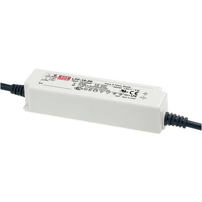 MW Mean Well LPF-16-15 LED-driver, LED-transformator Constante spanning, Constante stroomsterkte 16.05 W 1.07 A 8.25 - 1