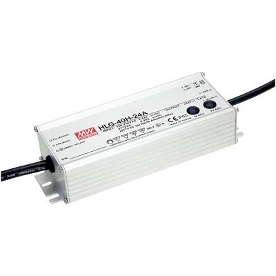 Mean Well HLG-40H-54A LED-driver, LED-transformator  Constante spanning, Constante stroomsterkte 40 W 0.75 A 54 V/DC PFC