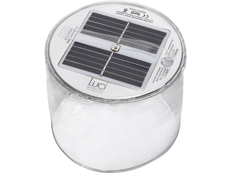 Solar tuinlamp LED Warmwit Transparant