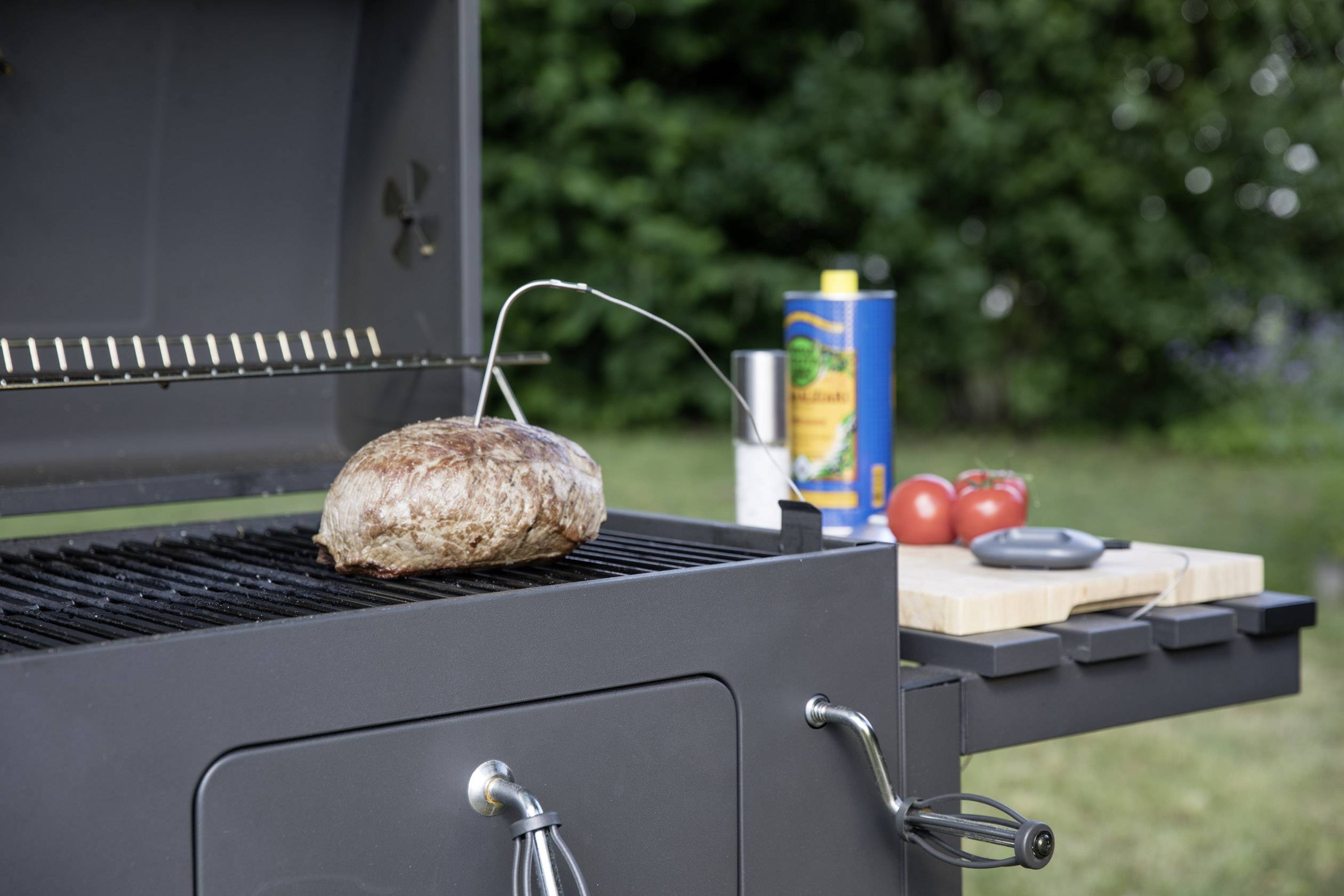 Basetech BK-BBQ Insteekthermometer Meetbereik temperatuur 0 tot 250 °C Radiografische overdracht-11