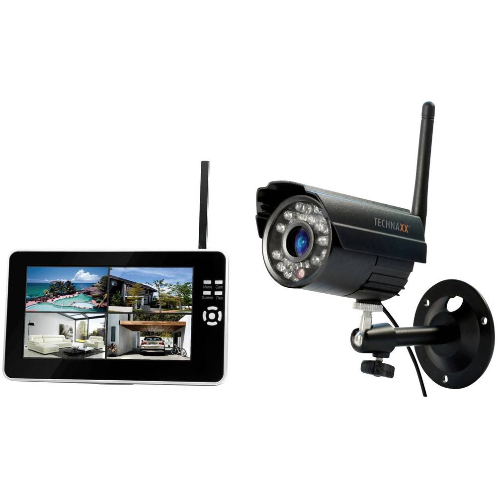 Technaxx Easy Security Camera Set TX-28 videotoezichtkit Bedraad en draadloos 4 kanalen