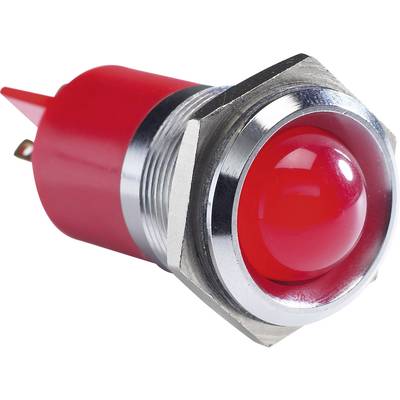 APEM Q22P1GXXR220E LED-signaallamp Rood   230 V/AC    Q22P1GXXR220E 