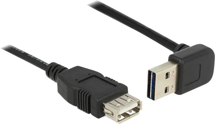 DELOCK DELOCK-83548 Kabel; USB 2.0; verguld; 2m; zwart; 24AWG,28AWG; 480Mbps - 1 stuk