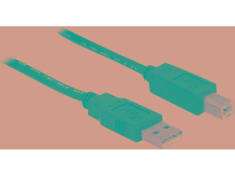 Delock USB 2.0 Aansluitkabel [1x USB 2.0 stekker A 1x USB 2.0 stekker B] 20 m Zwart UL gecertificeer