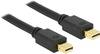 Delock 83473 DisplayPort-kabel Mini-displayport Aansluitkabel Mini DisplayPort-stekker, Mini DisplayPort-stekker 1.00 m Zwart Vergulde steekcontacten
