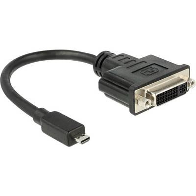 'HDMI-DVI-adapterkabel met micro-HDMI naar DVI-aansluiting, voor het verbinden van apparaten met verschillende aansluittypen.'