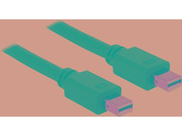 Delock DisplayPort Aansluitkabel [1x Mini-DisplayPort stekker <=> 1x Mini-DisplayPort stekker] 3 m Z
