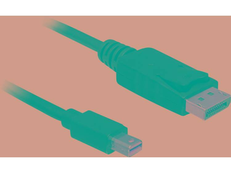 Delock DisplayPort Aansluitkabel [1x Mini-DisplayPort stekker => 1x DisplayPort stekker] 5 m Zwart