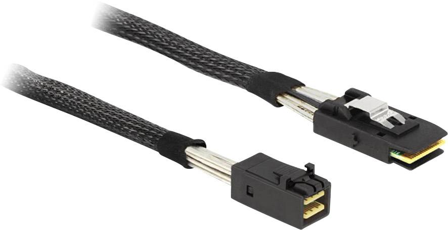 Delock HDD Aansluitkabel [1x Mini-SAS-stekker (SFF-8643) - 1x Mini-SAS-stekker (SFF-8643)] 0.50 m Zwart-0