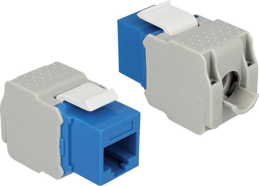 Delock 86343 RJ45-inbouwmodule Keystone CAT 6 1 stuk(s)