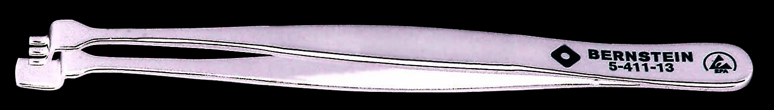 BERNSTEIN Tools for Electronics 5-411-13 Wafelpincet 130 mm