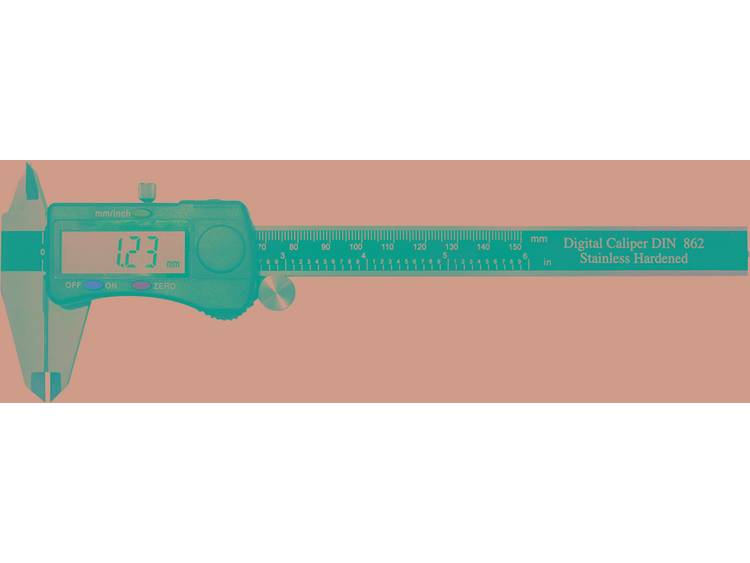 Precisieschuifmaat, 160 mm, digitaal Bernstein 7-511 Meetbereik(en) 150 mm