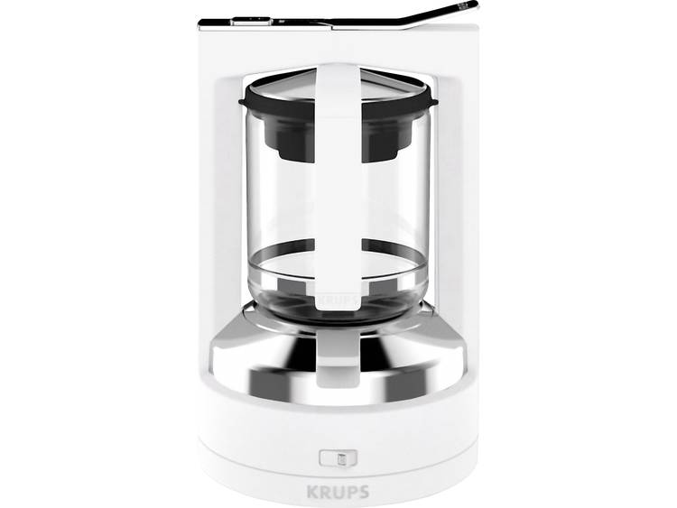 KRUPS koffiezetapparaat met druksysteem KM4682 T 8.2, wit-edelstaal