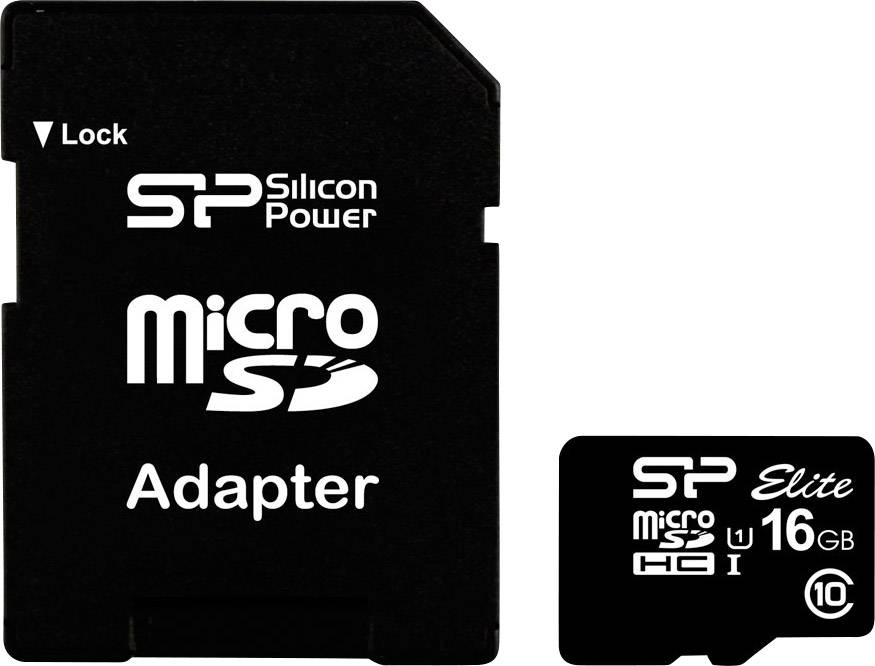 Silicon Power Elite geheugenkaart 16 GB MicroSDHC Klasse 10 UHS-I-0
